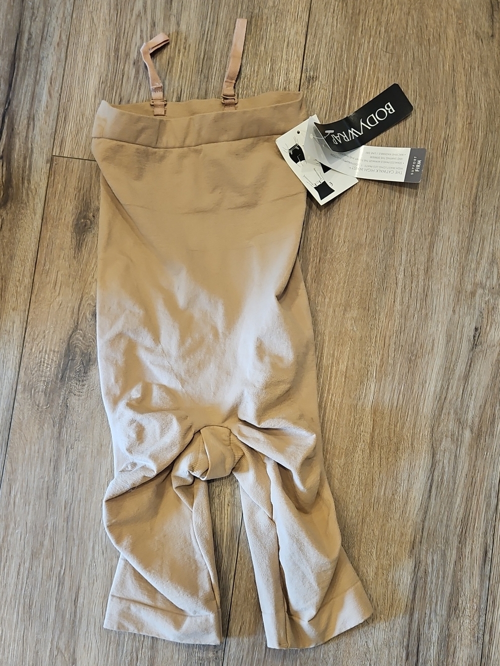 NWT BodyWrap High Waisted Shaper Shorts Nude Size XL Firm Control Shapewear
